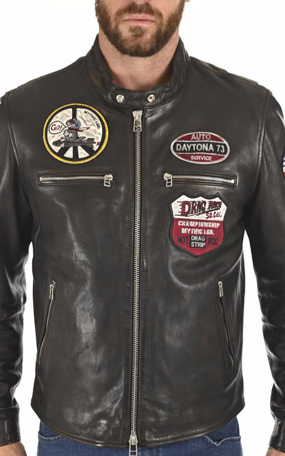 A &quot;MARTINS 102432&quot; Noir Daytona 73 Blouson Homme details photo