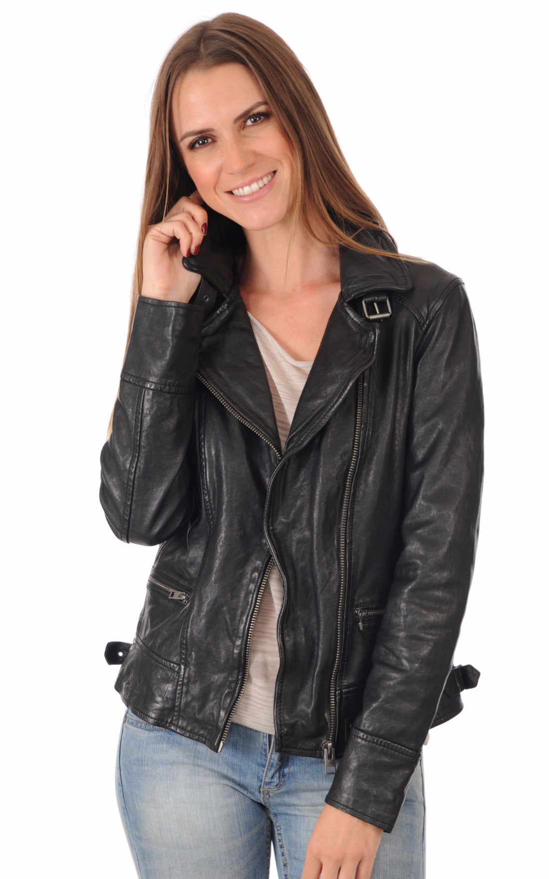 A &quot;VIDEO 62065&quot; Noir Oakwood Perfecto Femme opened photo
