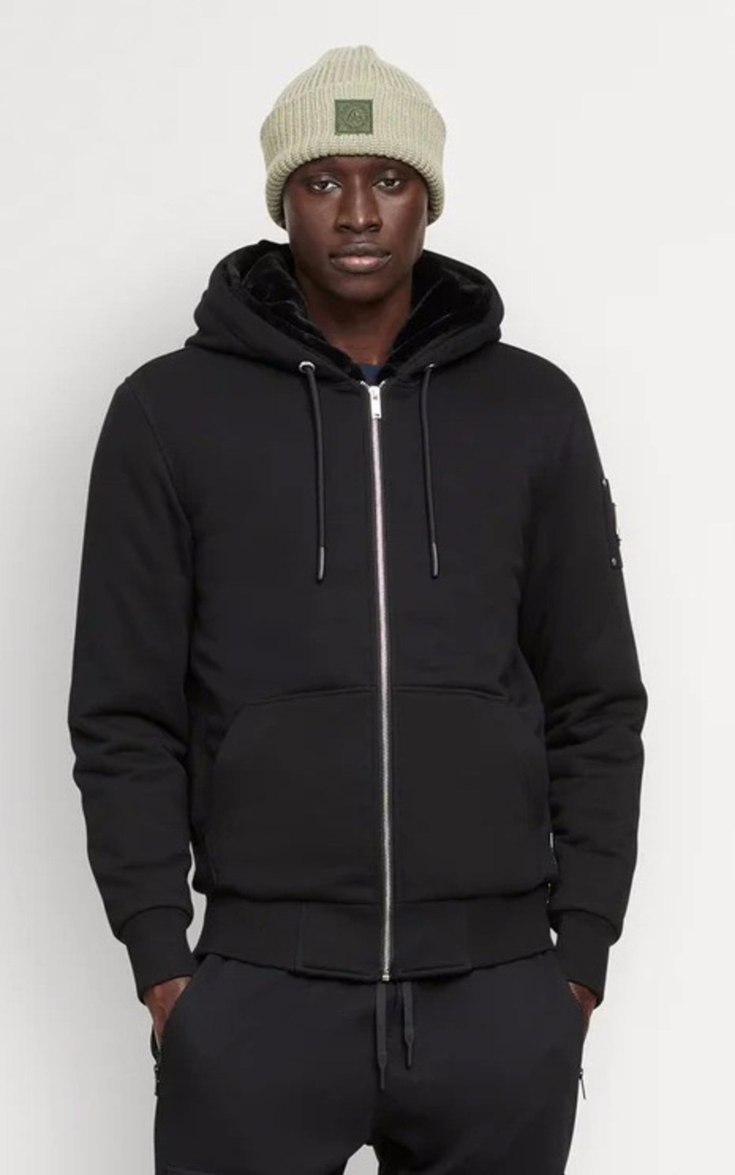 A &quot;CLASSIC BUNNY 3 M32MS600&quot; Noir Moose Knuckles Gilet Homme closed photo 1