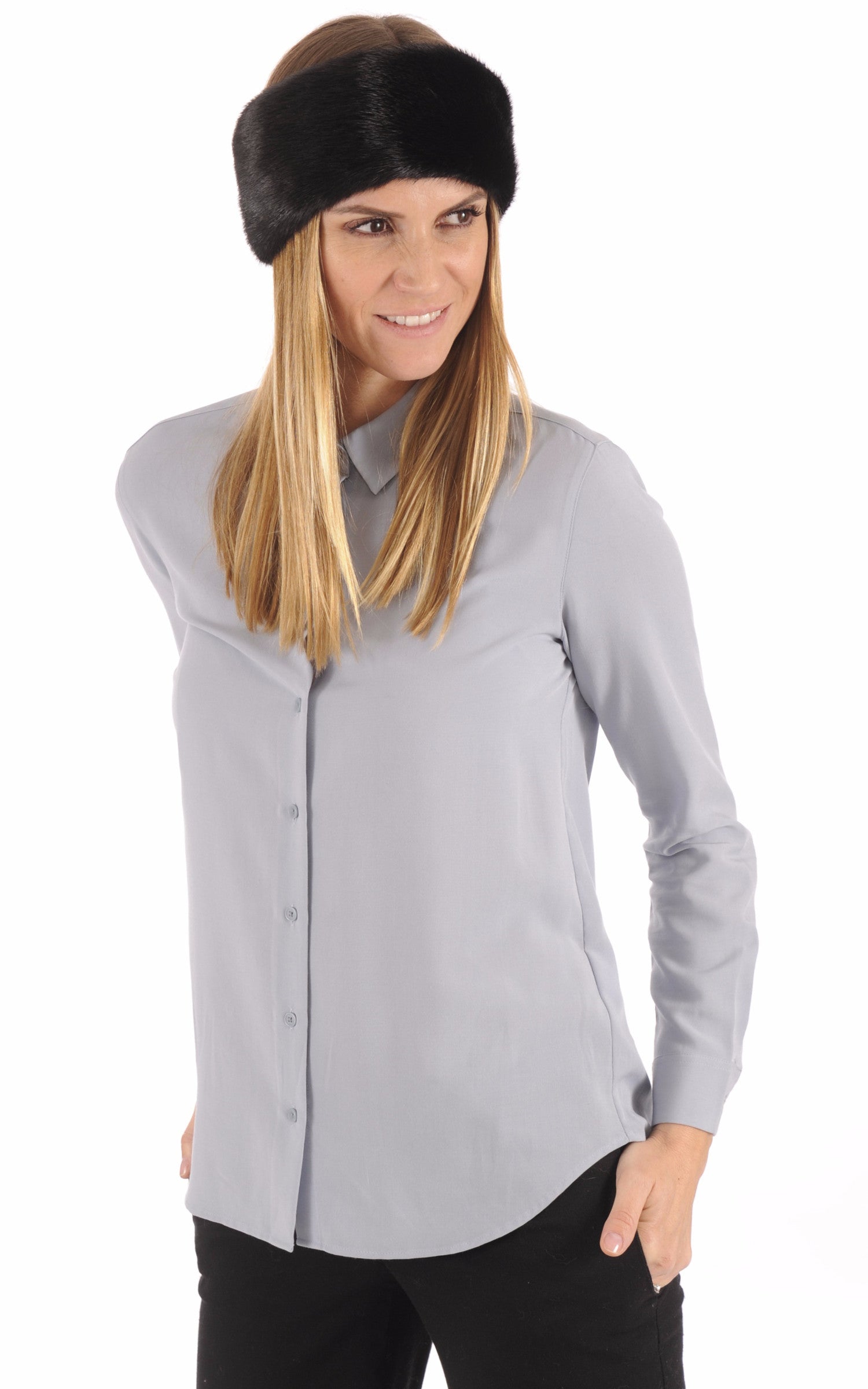 A &quot;3234&quot; Noir Tsanikidis Bandeau Femme opened photo 1