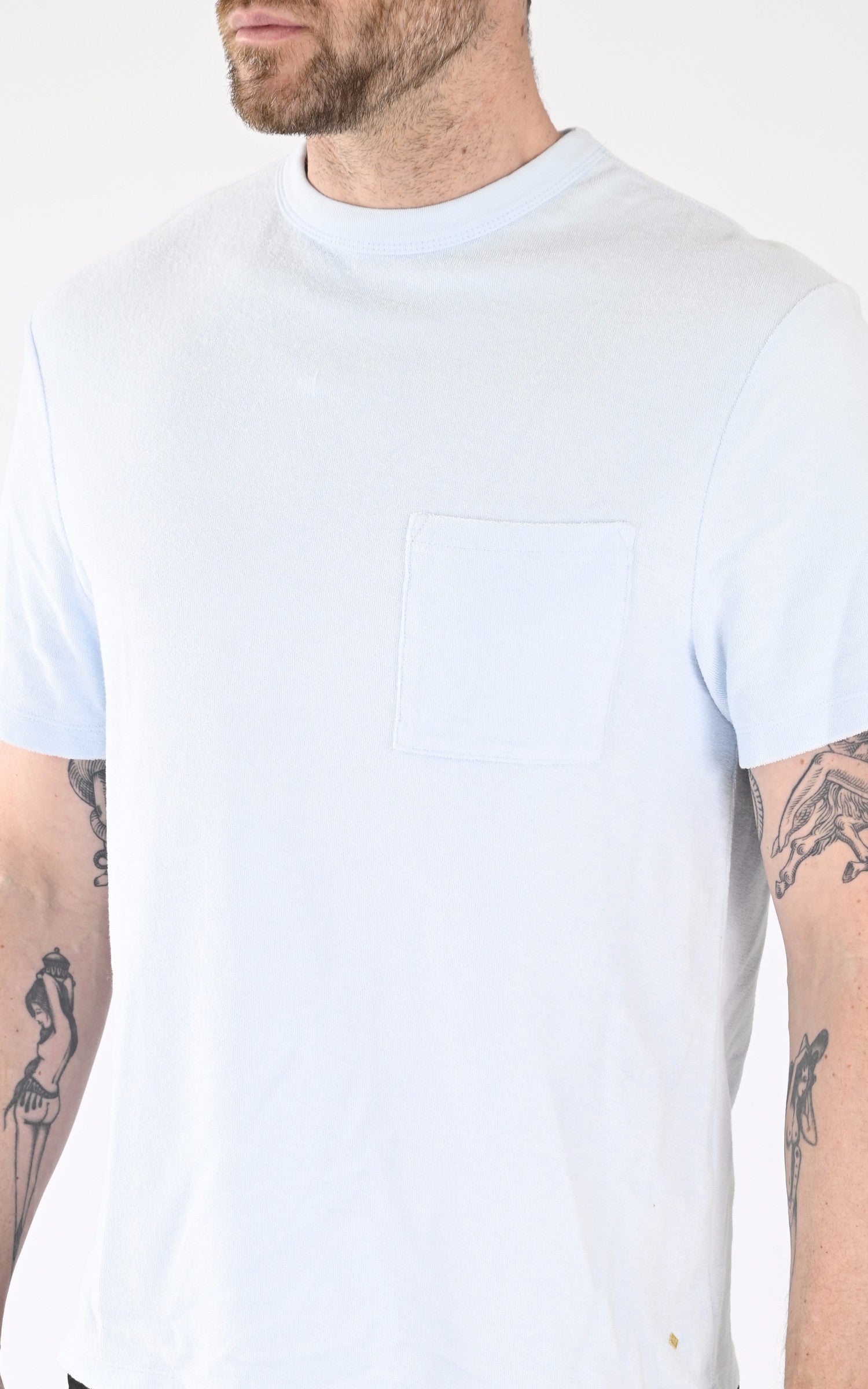 A &quot;RIVTS04&quot; Bleu Rivieras T-shirt Homme details photo