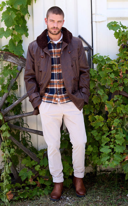 A &quot;CANADIENNE&quot; Marron La Canadienne Canadienne Homme opened photo