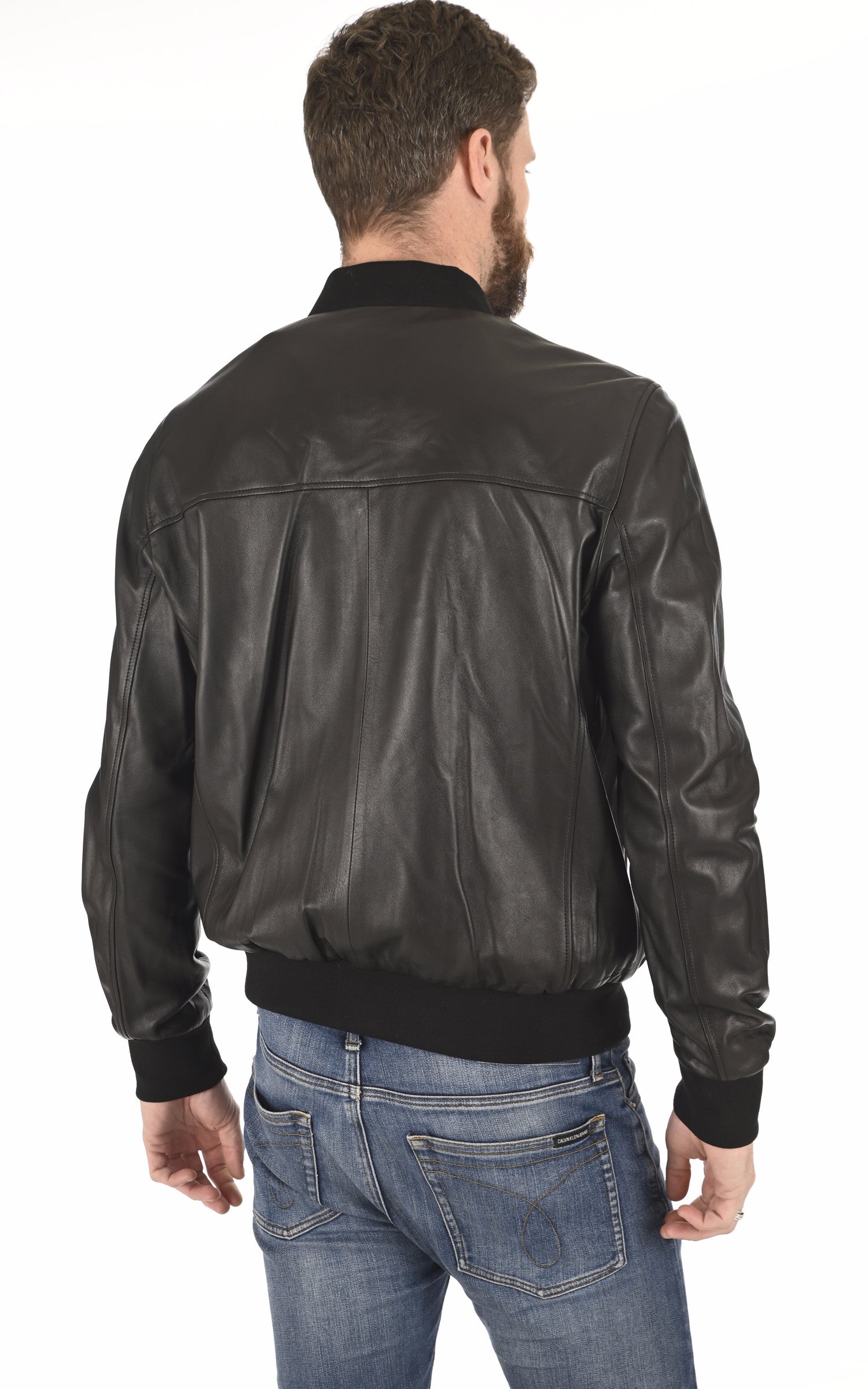 A &quot;SVE135-A&quot; Noir La Canadienne Blouson Homme back photo