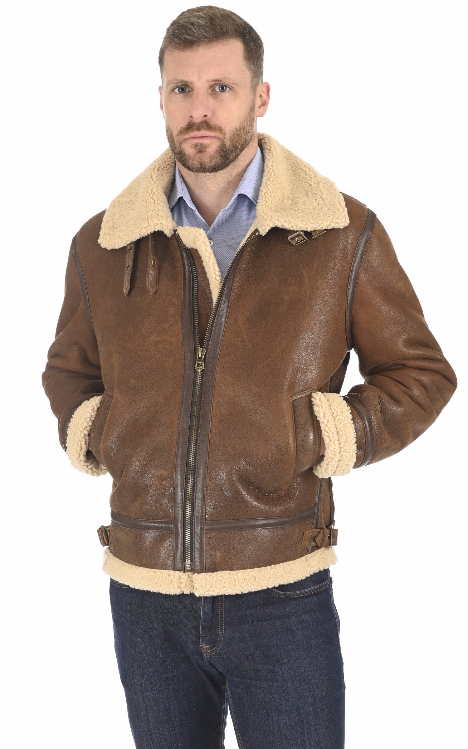 A &quot;BOMBARDIER 101297&quot; Marron Daytona 73 Bombardier Homme closed photo