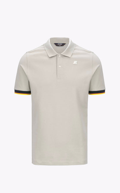 A &quot;VINCENT K1125BW&quot; Beige K-Way Polo Homme details photo