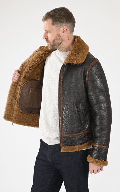 A &quot;IRVIN 102484&quot; Tabac Iron&amp;Resin Blouson Homme interior photo