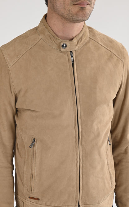 A &quot;DELF 102569&quot; Beige Daytona 73 Blouson Homme details photo