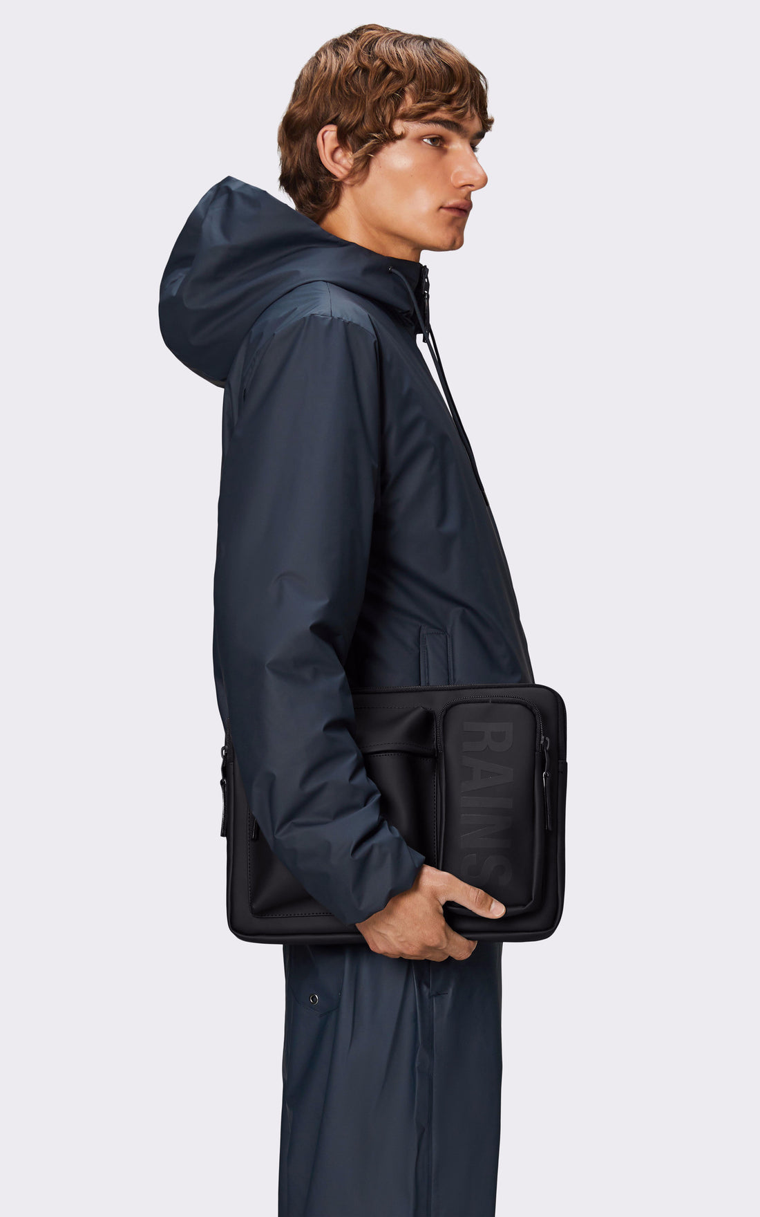 A &quot;16660 TEXEL LAPTOP 13/14&quot; Noir Rains Pochette Mixte back photo