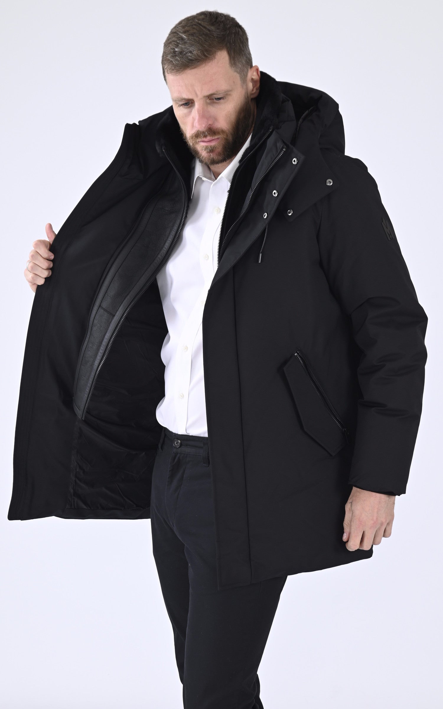 A &quot;SULLIVAN-F&quot; Noir Mackage Parka Homme interior photo 3