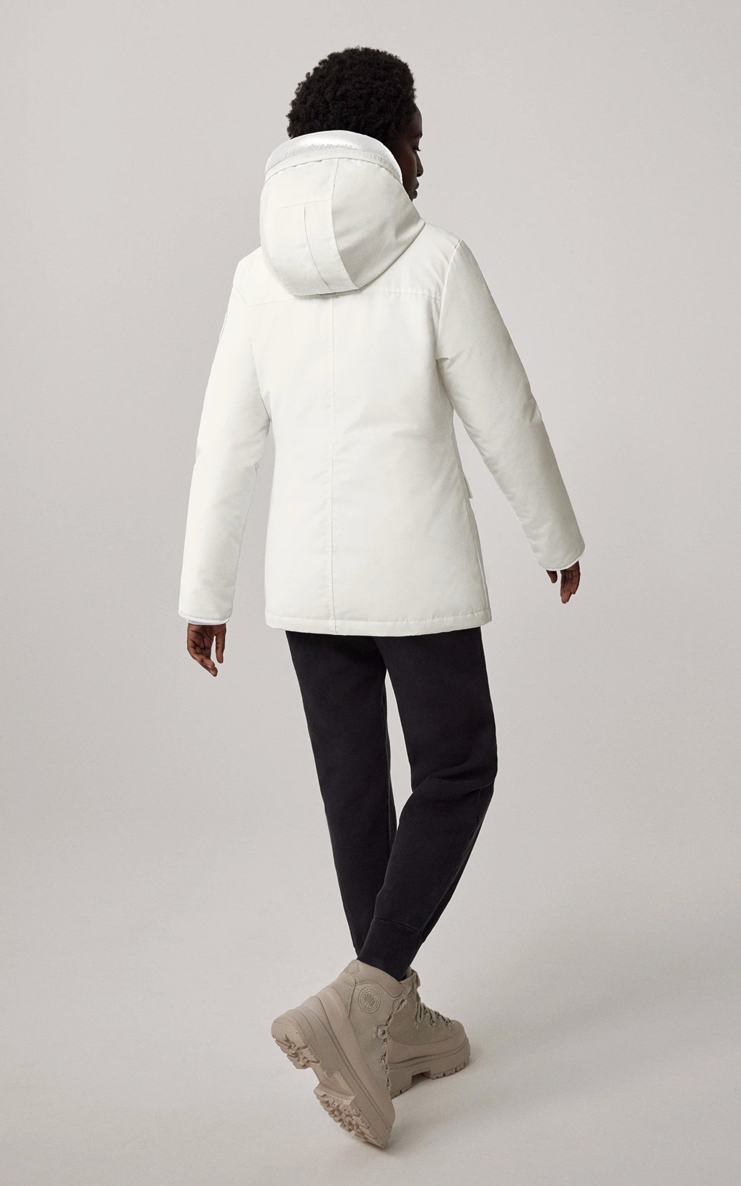 A &quot;LYNNWOOD NF 2530W&quot; North Star White Canada Goose 3/4 Doudoune Femme back photo 4