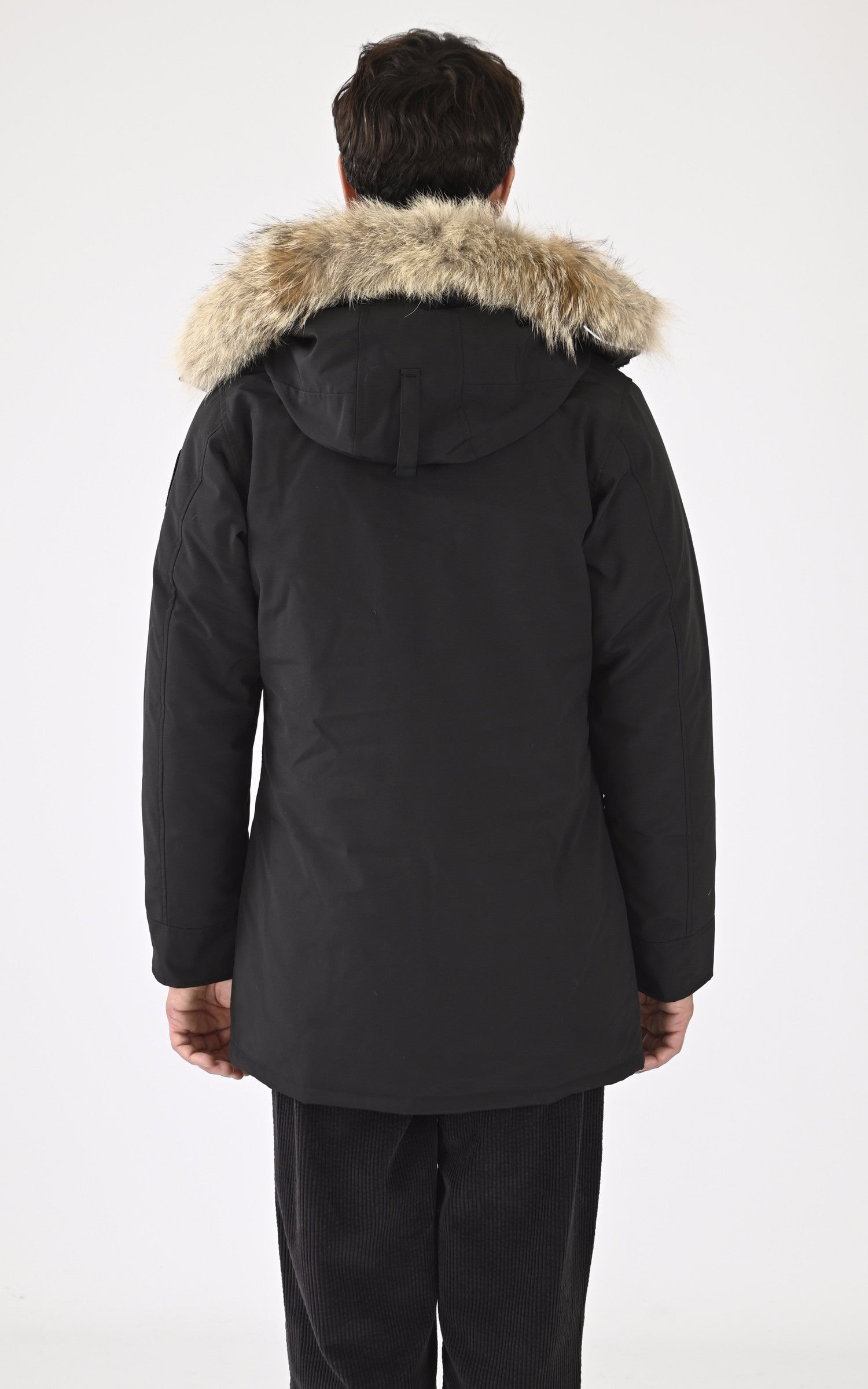 A &quot;LANGFORD FUSION B.DISC 2062MBA&quot; Black Canada Goose 3/4 Doudoune Homme back photo