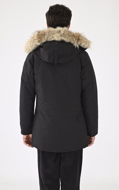 A &quot;LANGFORD FUSION B.DISC 2062MBA&quot; Black Canada Goose 3/4 Doudoune Homme back photo