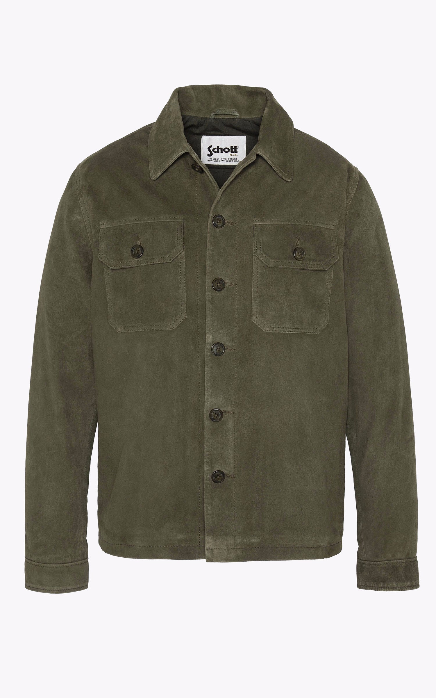 A &quot;LCBRONXS&quot; Kaki Schott Veste Homme details photo 4