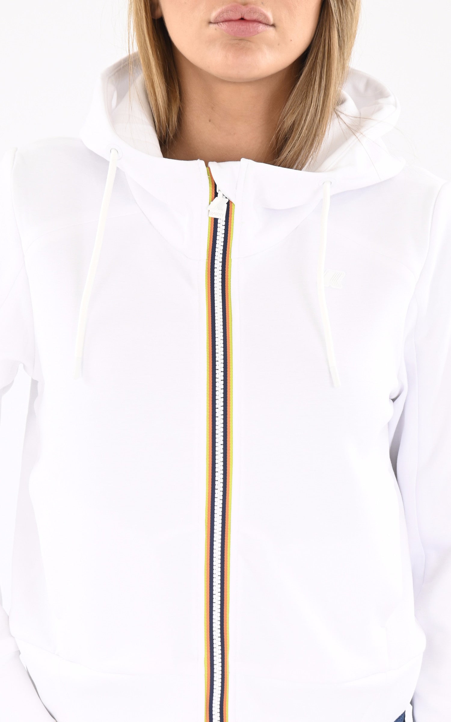 A &quot;DIVINE LIGHT K2132CW&quot; Blanc K-Way Gilet Femme details photo