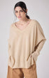 A "FAUSTINE 4604001C" Beige Notshy pull_poncho Femme opened photo
