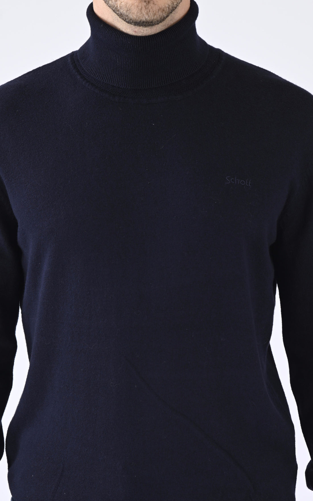 A &quot;PLBEAL4&quot; Marine Schott Pull Homme opened photo