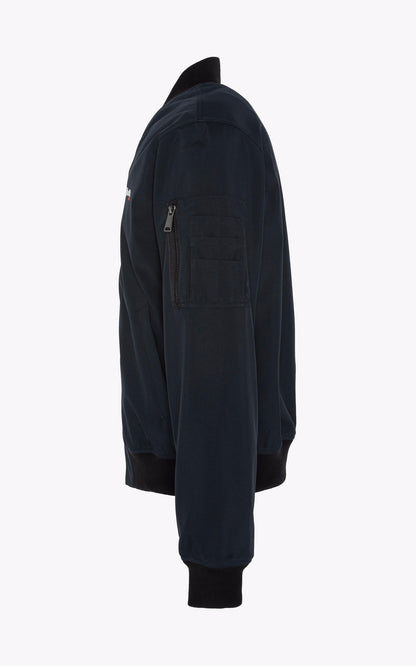 A &quot;KYSON&quot; Navy Schott Blouson Homme back photo