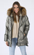 A "FROST M 515" Kaki Blonde n°8 Ves Doudoune Femme opened photo