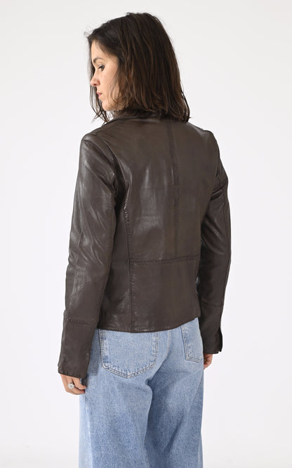 A &quot;LEXIA 64966&quot; Marron Oakwood Veste Femme back photo