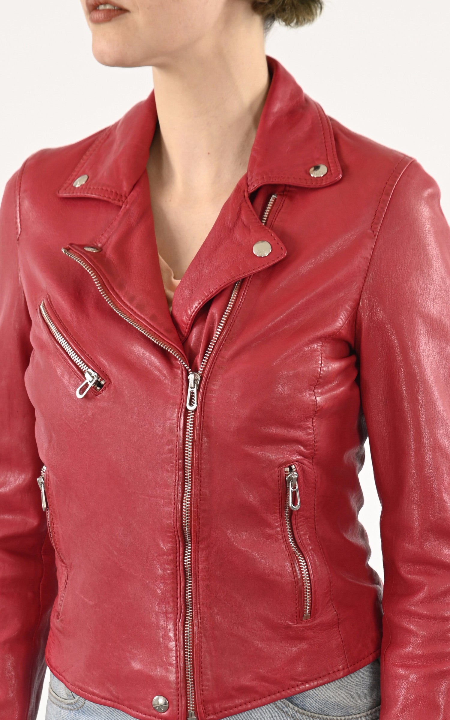 A &quot;OLYMPE 101964&quot; Rose Rose Garden Blouson Femme details photo 5
