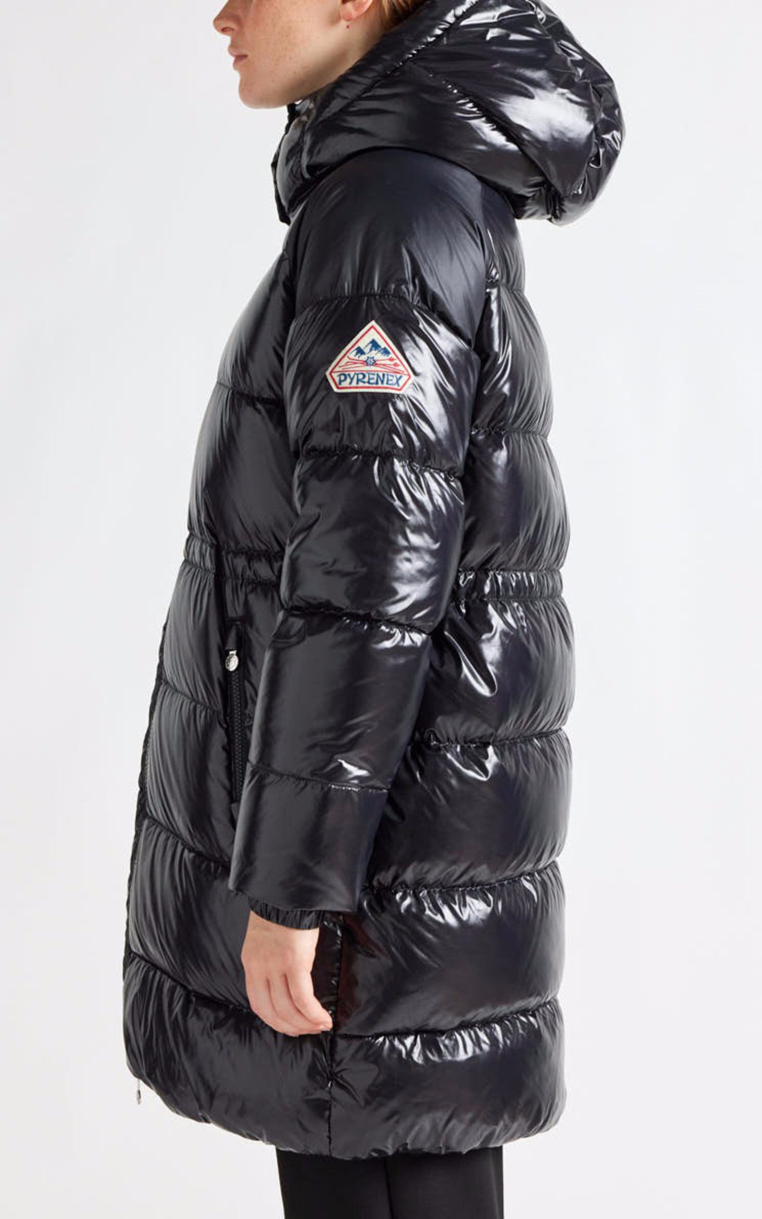 A &quot;FUSION 2&quot; Noir Pyrenex 3/4 Doudoune Femme back photo 4