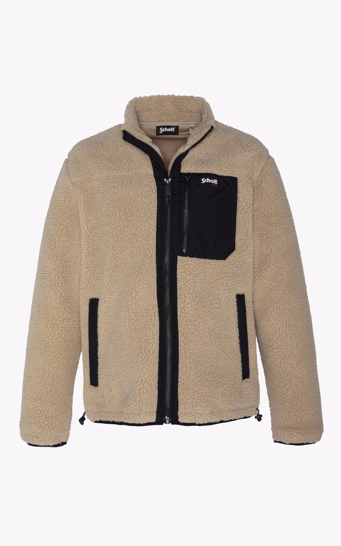 A &quot;SW WADE 1&quot; Beige Schott Blouson Homme opened photo