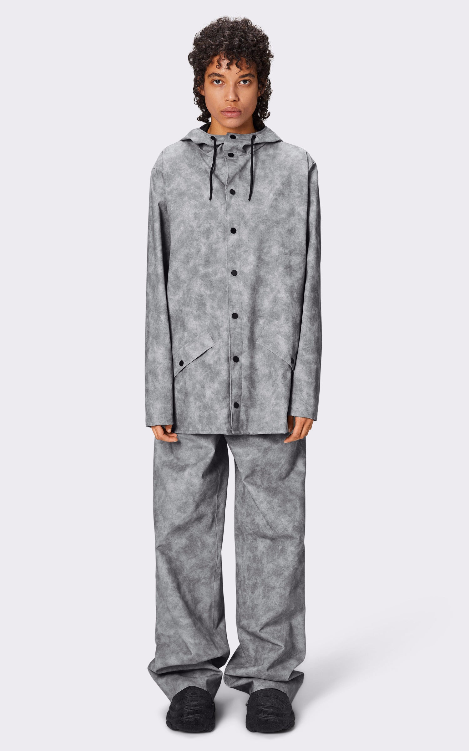 A &quot;12010 JACKET&quot; Gris Rains Veste Mixte closed photo 2
