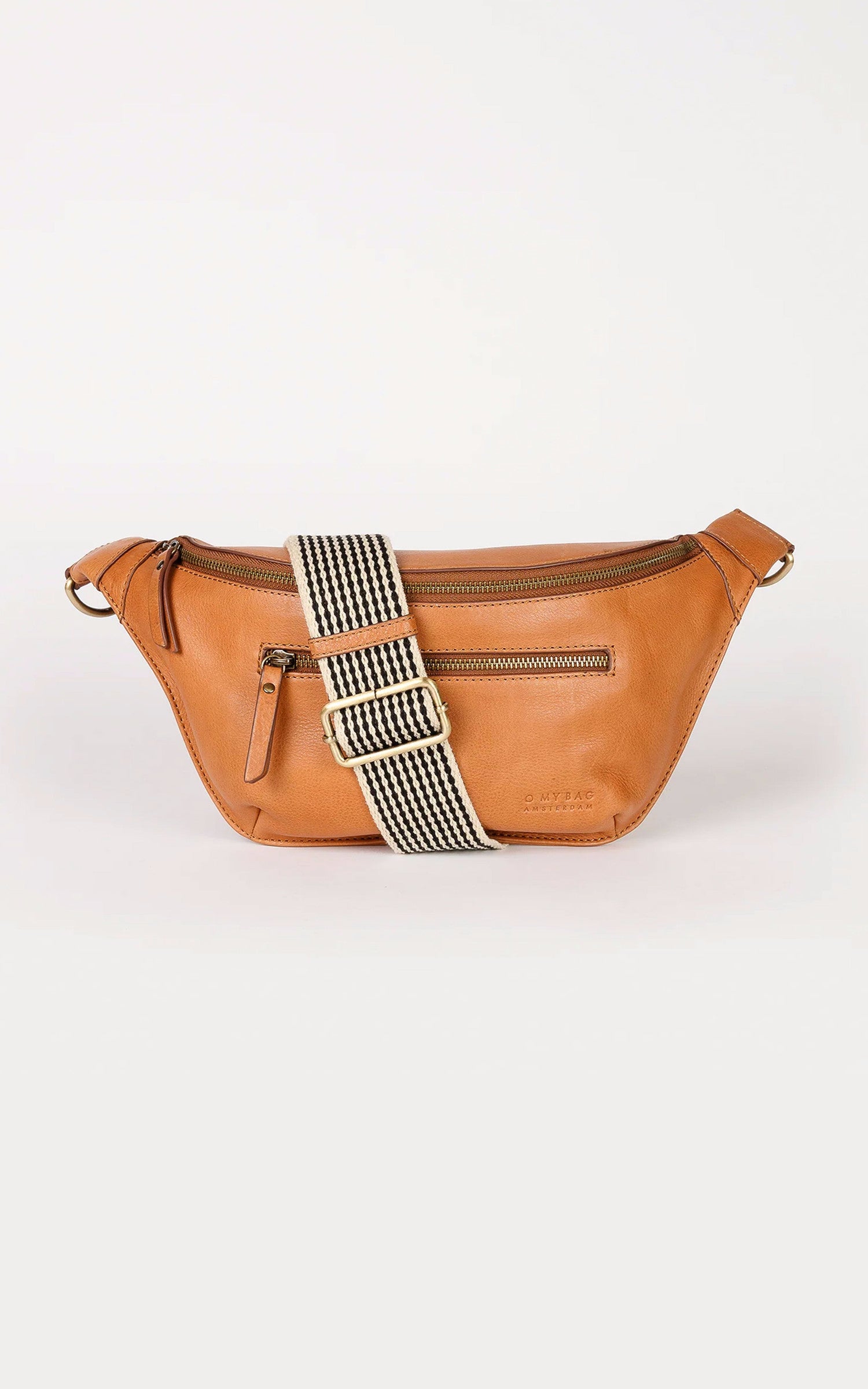 A &quot;DREW BUM BAG&quot; Cognac O my bag sac_banane Mixte opened photo