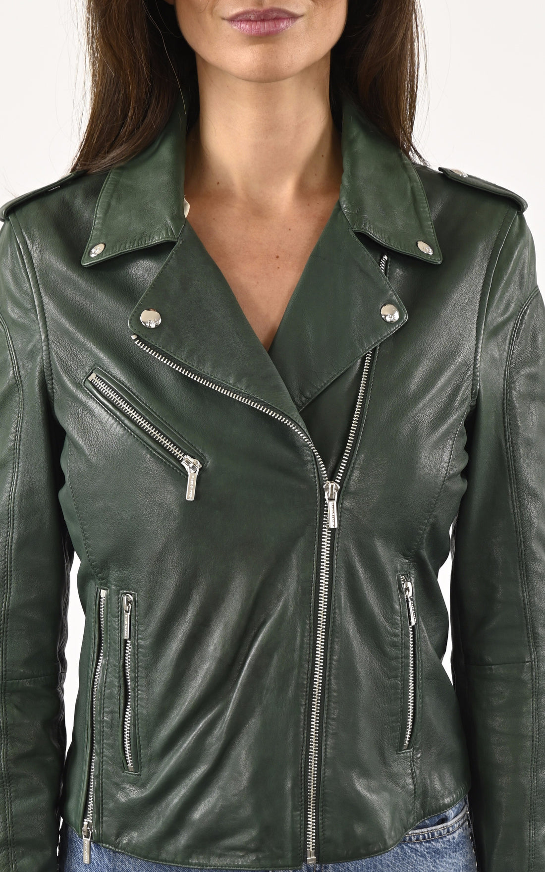 A &quot;PALOMA 101997&quot; Vert Rose Garden Blouson Femme closed photo