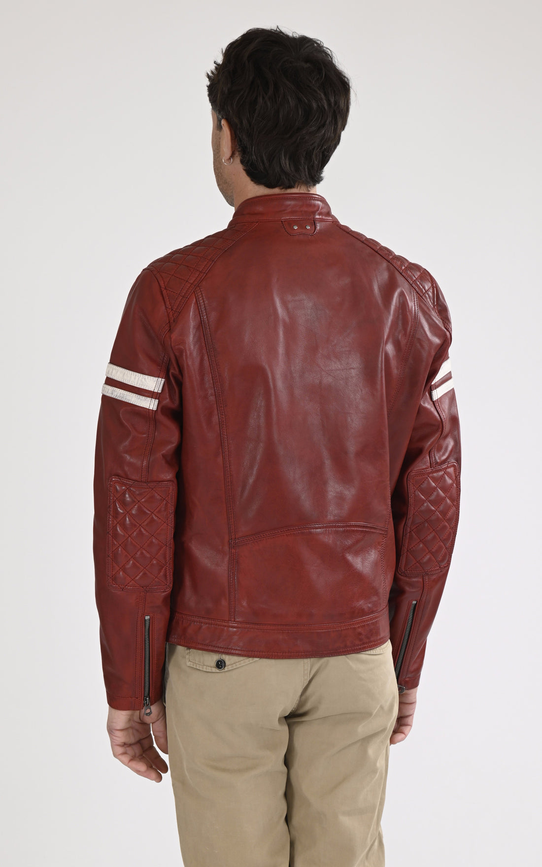 A &quot;SPENCER 104153&quot; Rouge Daytona 73 Blouson Homme opened photo
