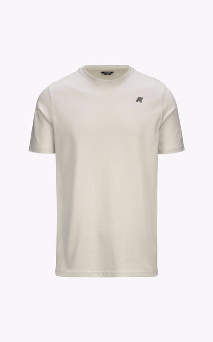 A &quot;ODOM ASCII K3138LW&quot; Beige K-Way T-shirt Homme back photo