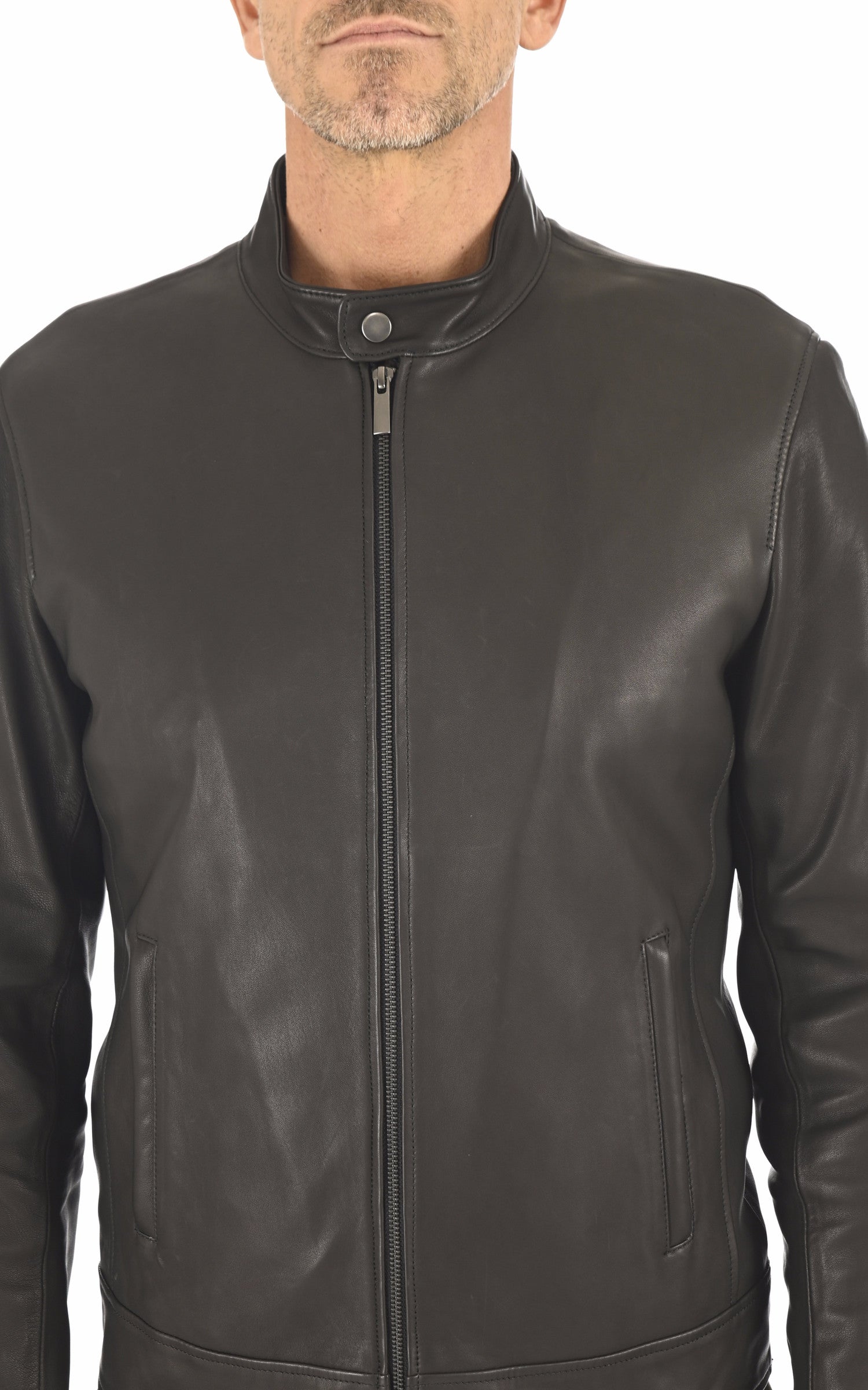 A &quot;PG&quot; Noir La Canadienne Blouson Homme details photo 5