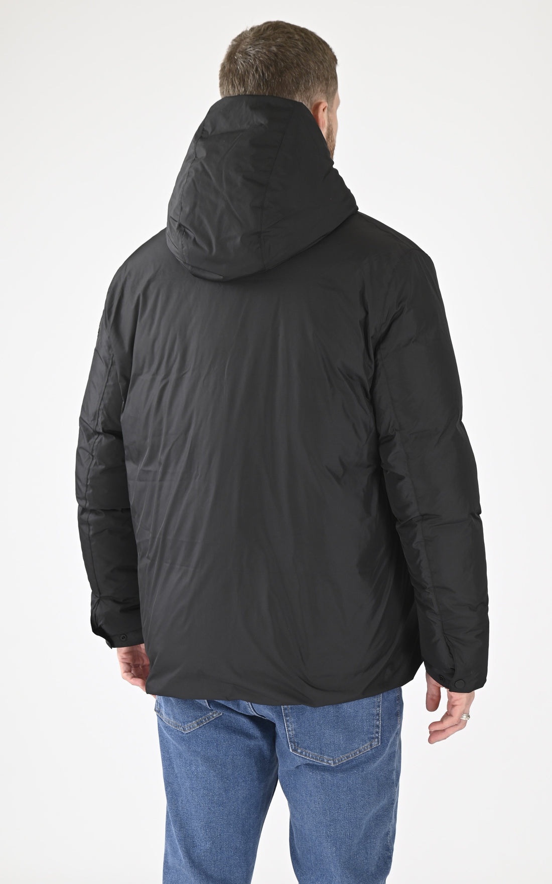 A &quot;MILO&quot; Noir Nobis Parka Homme opened photo