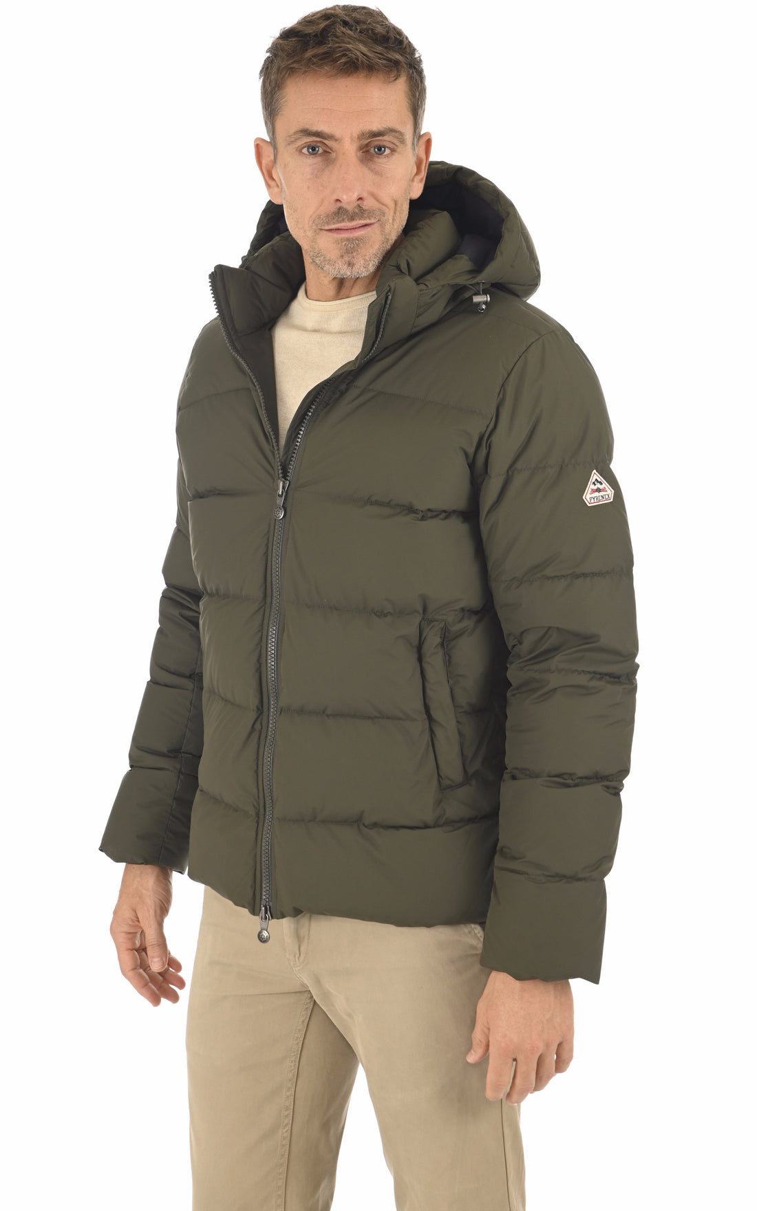 A &quot;SPOUTNIC RIPSTOP&quot; Deep khaki Pyrenex Bl Doudoune Homme opened photo