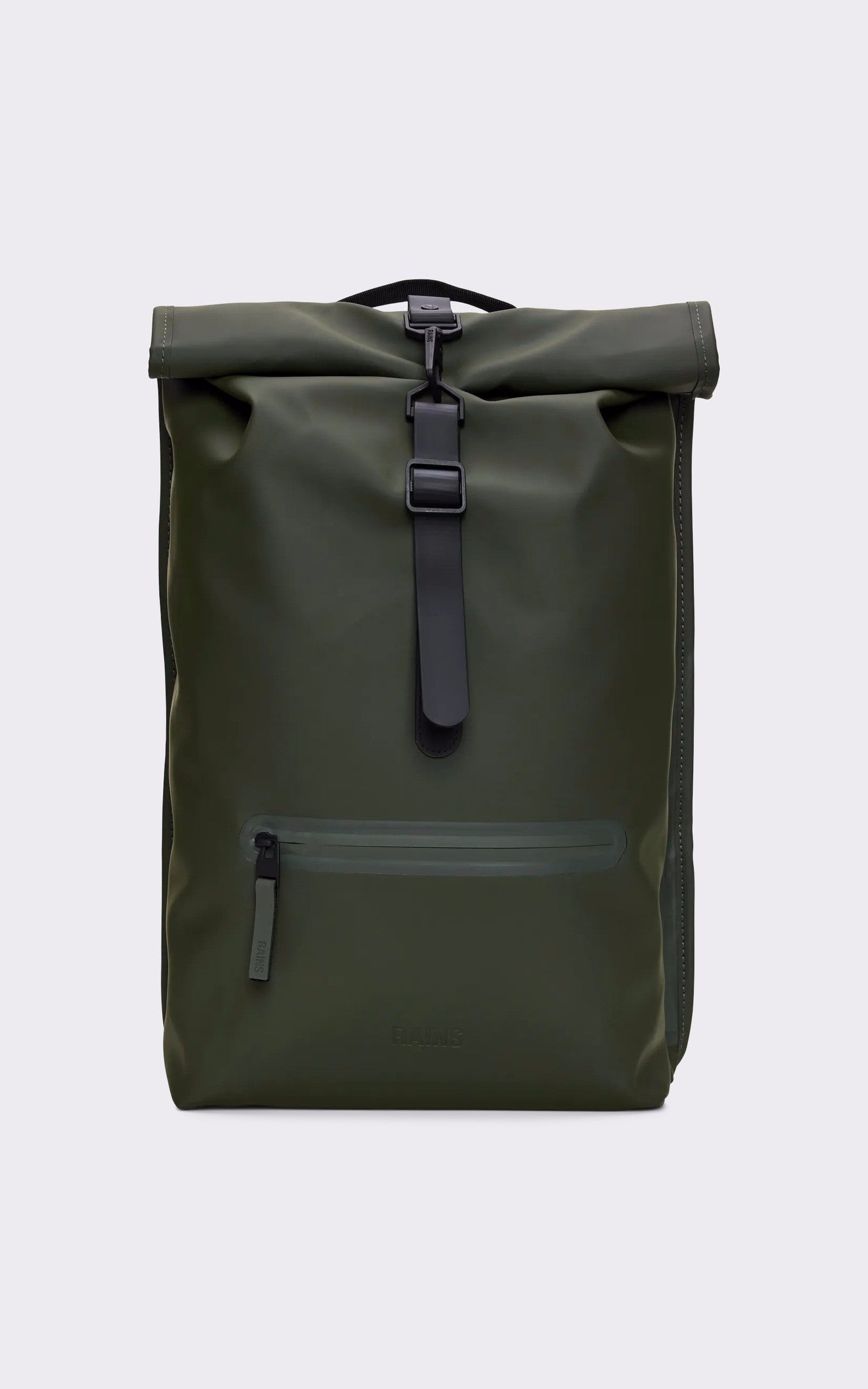 A &quot;13320 ROLLTOP RUCKSACK&quot; Kaki Rains Sac Mixte interior photo