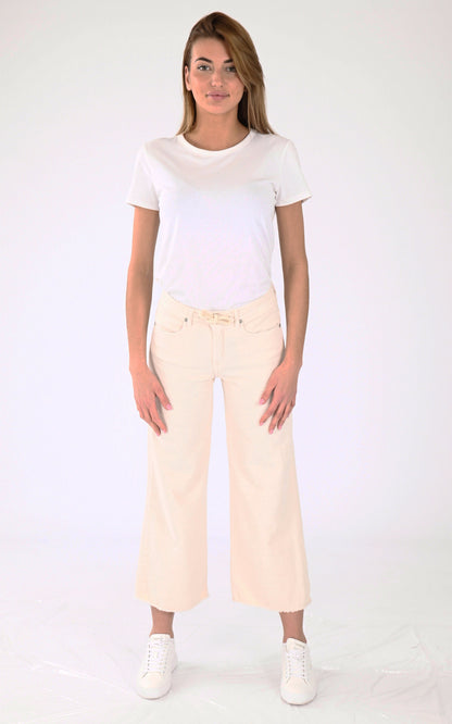 A &quot;AUGUSTE&quot; Beige Denim Studio Pantalon Femme closed photo