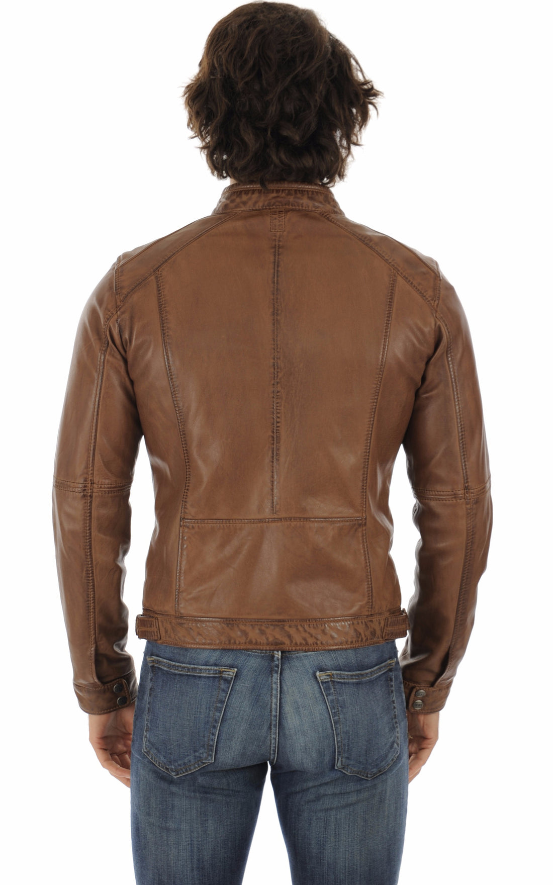 A &quot;CASEY 60901&quot; Tabac Oakwood Blouson Homme opened photo