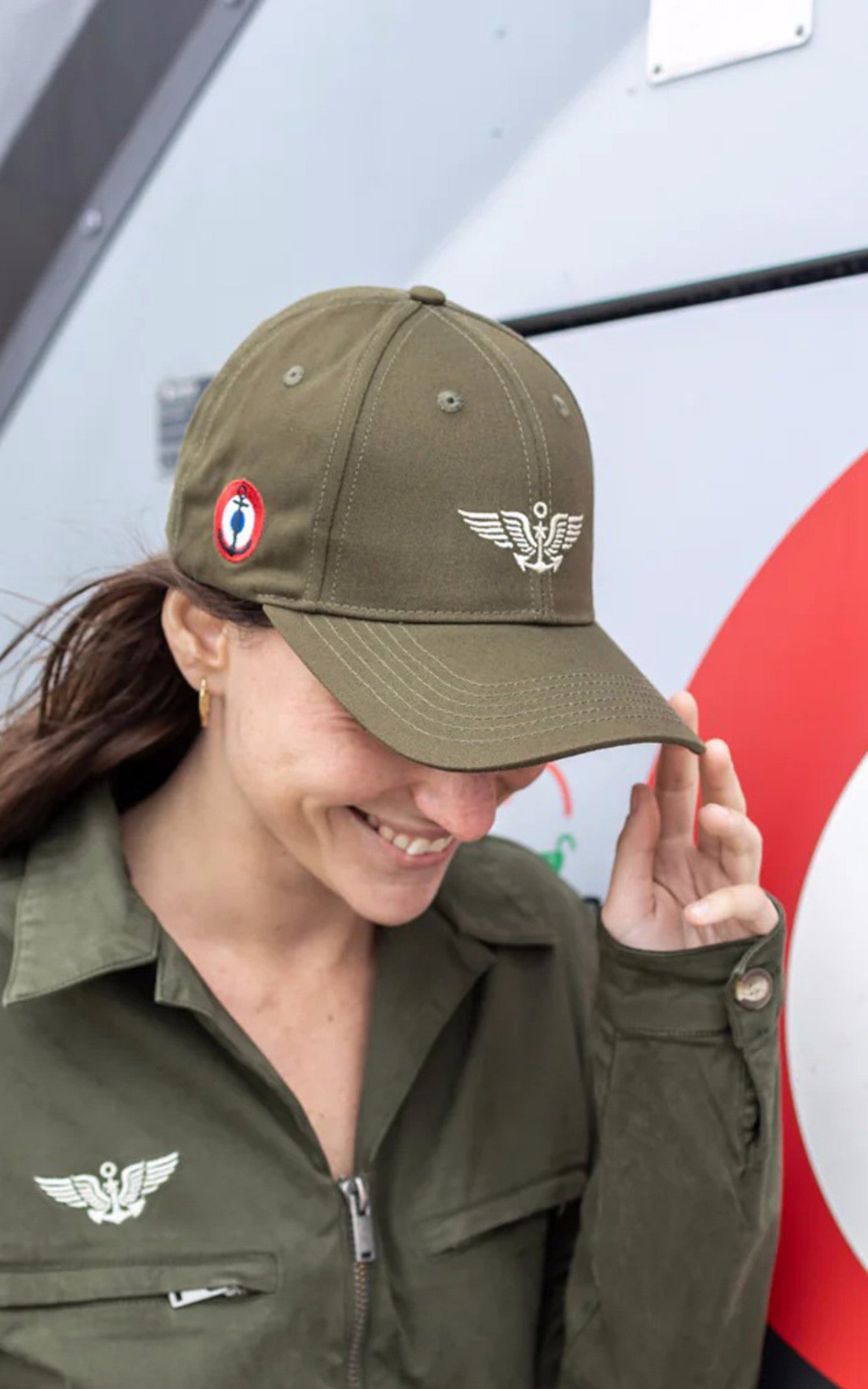 A &quot;PILATUS MN  103949&quot; Kaki Marine Nationale Casquette Mixte closed photo