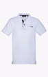 A "PSMILTON" Blanc Schott Polo Homme opened photo