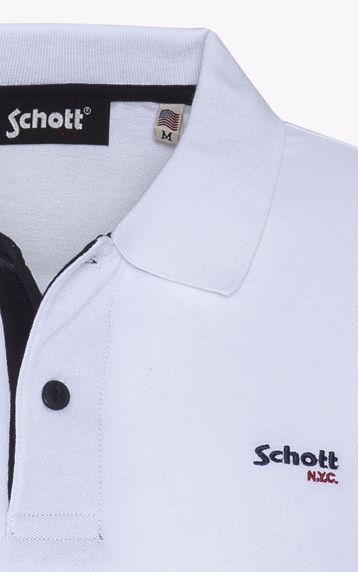 A &quot;PSMILTON&quot; Blanc Schott Polo Homme interior photo 4