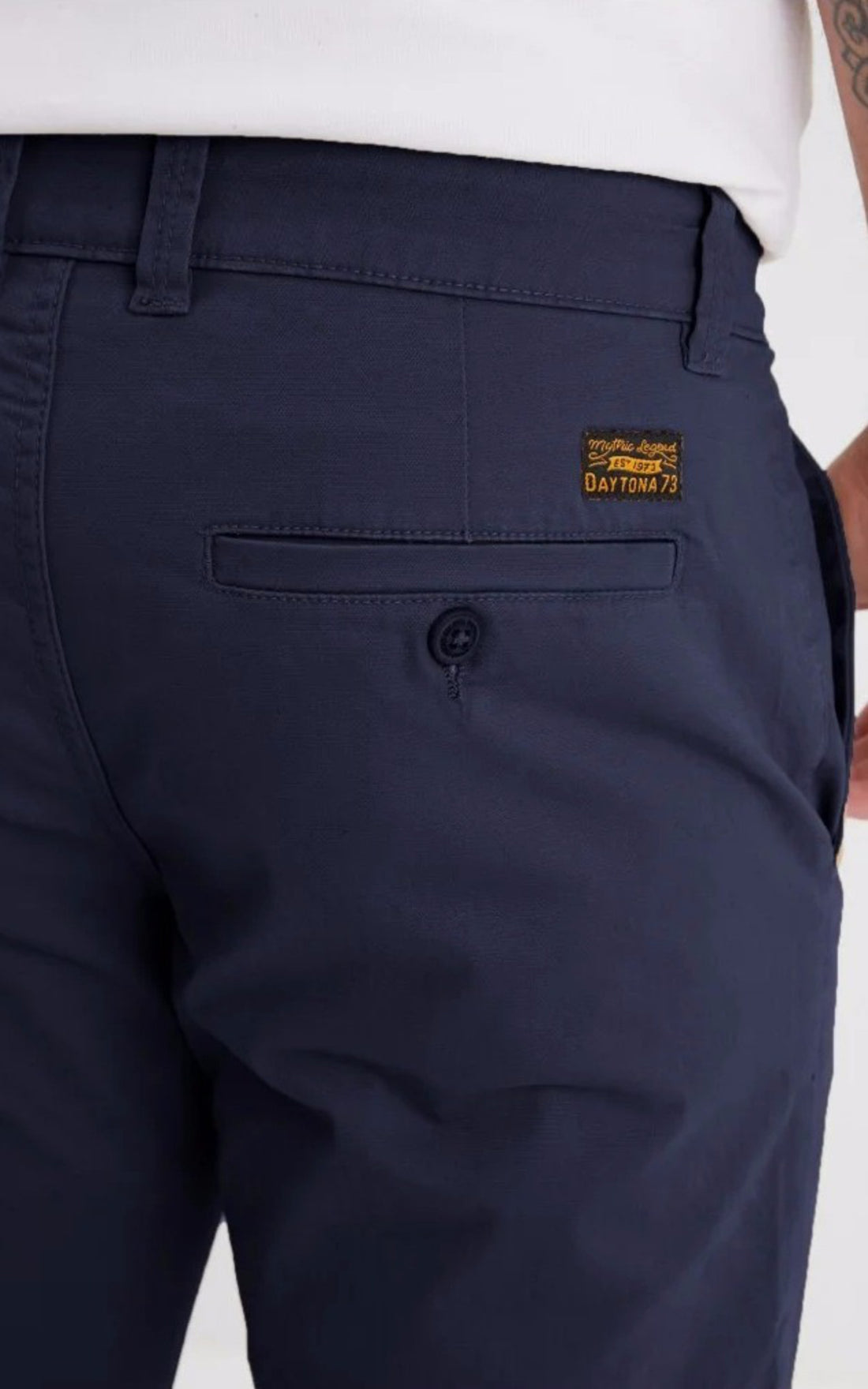 A &quot;CHINO BROKEN TWILL 102862&quot; Marine Daytona 73 Pantalon Homme opened photo