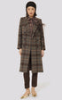 A "MALICE" Marron Tara Jarmon Manteau Femme opened photo