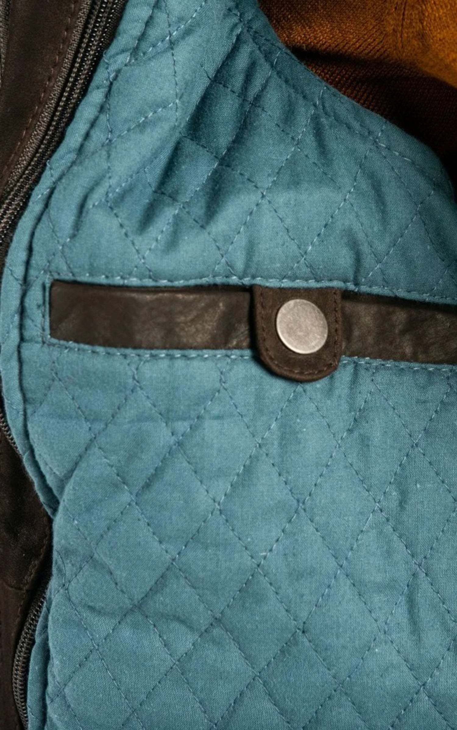 A &quot;BALZAC 100668&quot; Marron Daytona 73 Veste Homme details photo 5