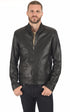 A "MILOS" Noir La Canadienne Blouson Homme closed photo
