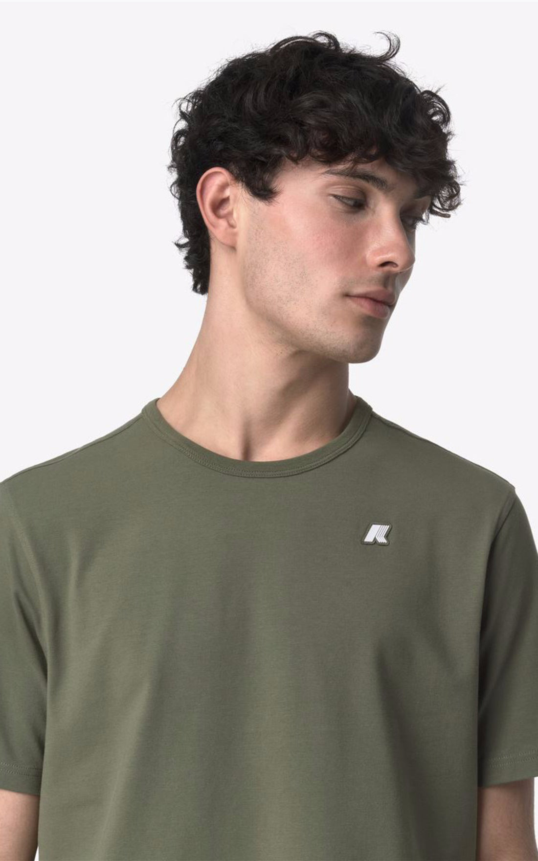 A &quot;ADAME K71349W&quot; Vert K-Way T-shirt Homme opened photo