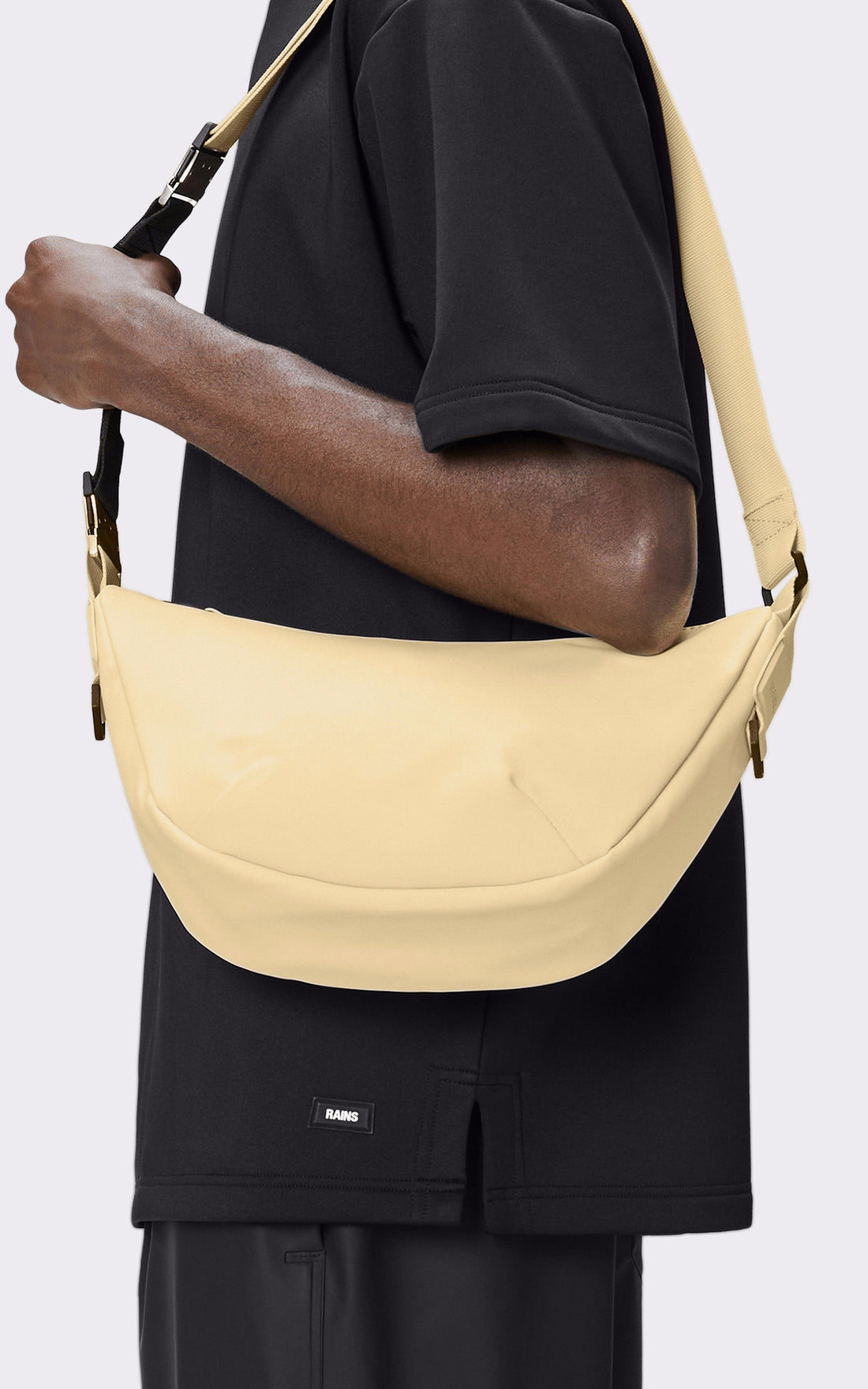 A &quot;14670 VALERA SHOULDER BAG&quot; Beige Rains Sac Mixte opened photo