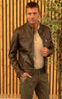 A "MUMBAI" Chocolat La Canadienne Blouson Homme opened photo