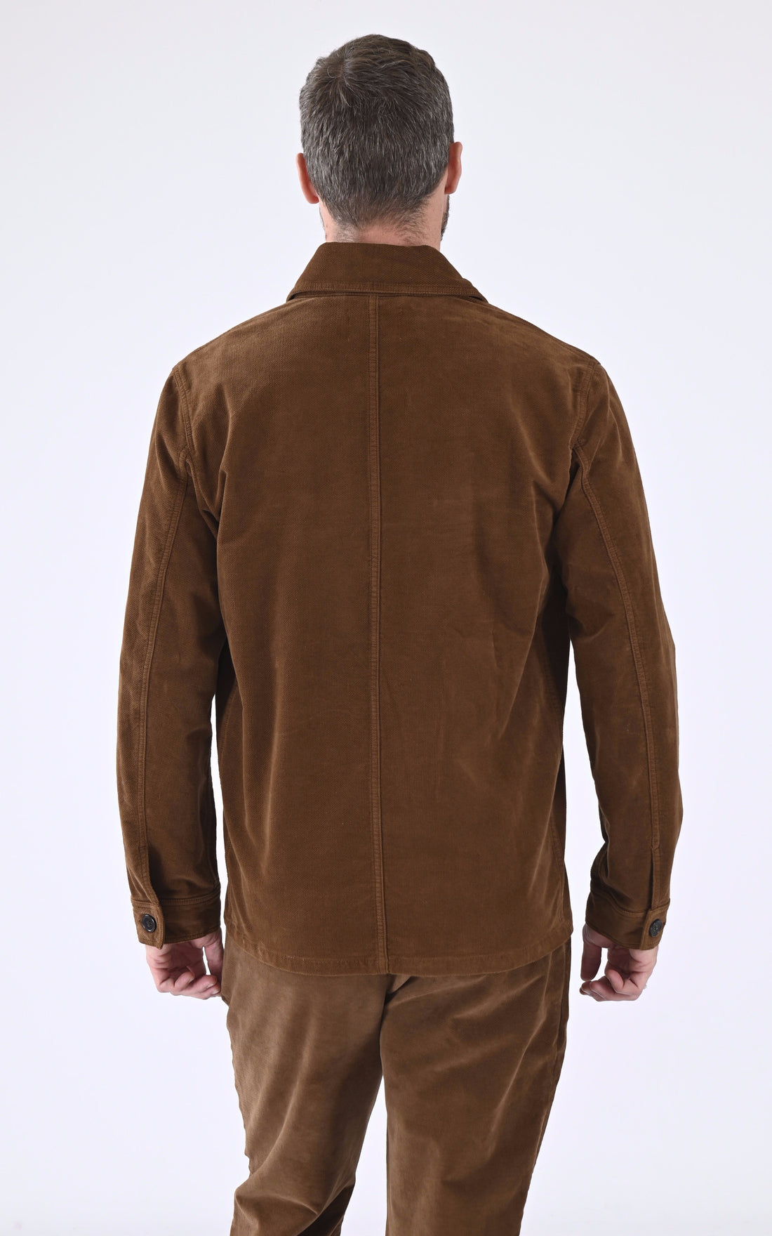 A &quot;VESTE PEINTRE V003TI120&quot; Marron Maison Standards Veste Homme opened photo