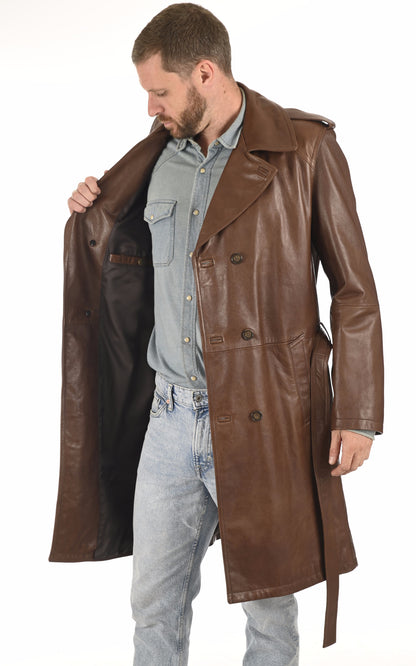 A &quot;GEORGES&quot; Marron La Canadienne Manteau Homme interior photo