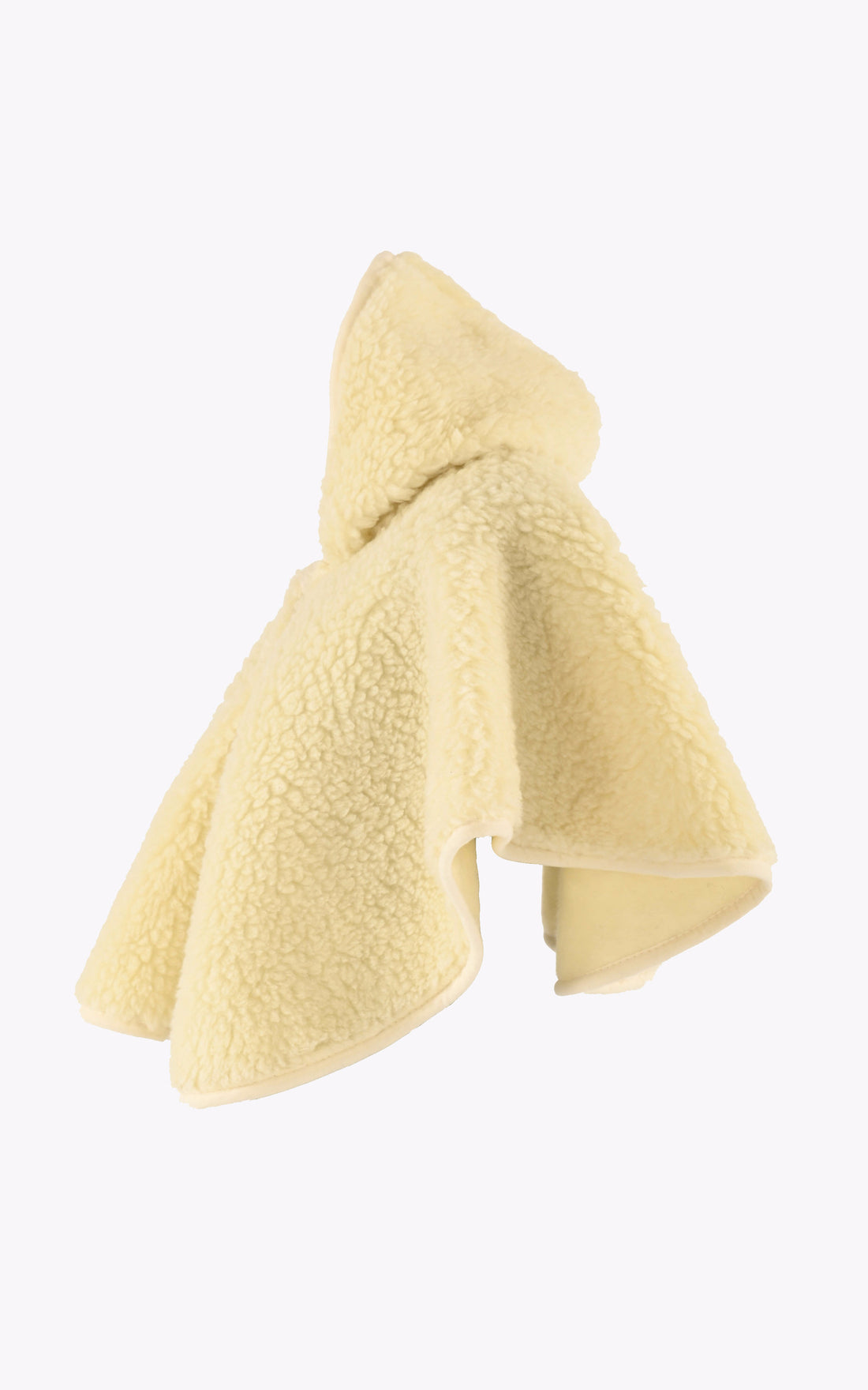 A &quot;PONCHO&quot; Beige La Canadienne Poncho Enfant opened photo